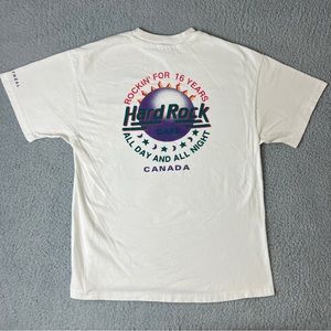 Vintage 1994 Limited Edition Hard Rock Cafe Sweet 16 Montreal Canada Shirt Large